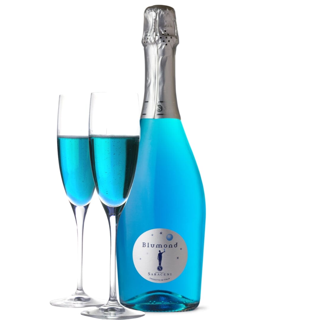 Blumond™ Blue Bubbly Sparkling wines > wine > alcoholic beverage > blue wine > blue prosecco > blue champagne > spritz > sweet wine Saraceni Wines 